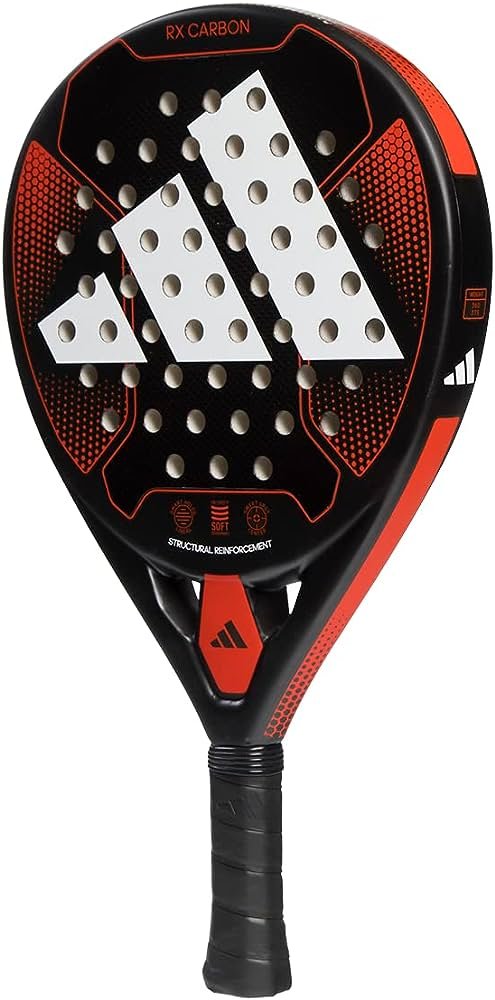 Get the adidas RX Carbon Padel Paddle in Black and Red for Sports  Outdoors